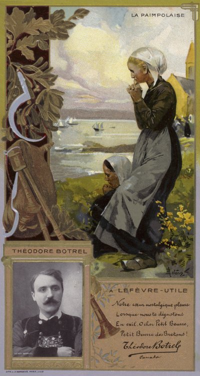 Théodore Botrel, französischer Sänger und Songwriter von French School