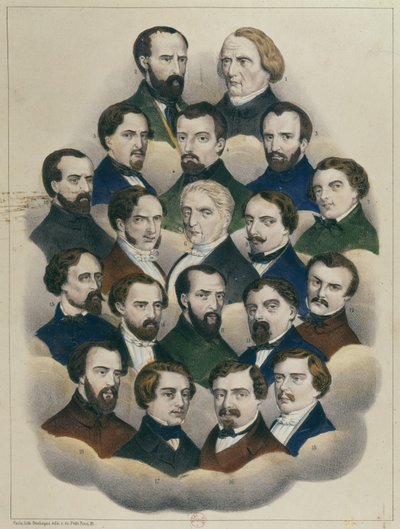 Prozess in Bourges gegen die französischen republikanischen Rädelsführer der Demonstration in Paris am 15. Mai 1848 von French School