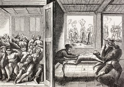 Gewalt der französischen Hugenotten gegen die Katholiken im Süden Frankreichs, aus 