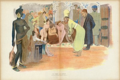 Besuch im Harem, Illustration für Le Rire von French School