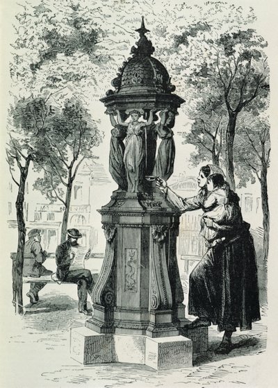 Wallace-Brunnen, 1872 von French School