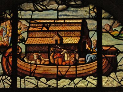 Fenster im Charnier (w.3) (Detail) von French School