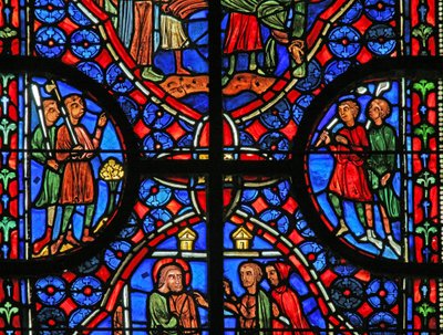 Fenster w11, Hintergrund und Design im St. Andreas Fenster von French School