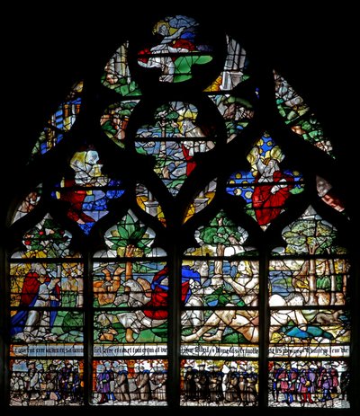 Fenster w120, Schöpfung und Mitglieder der Confrérie de Charité von French School