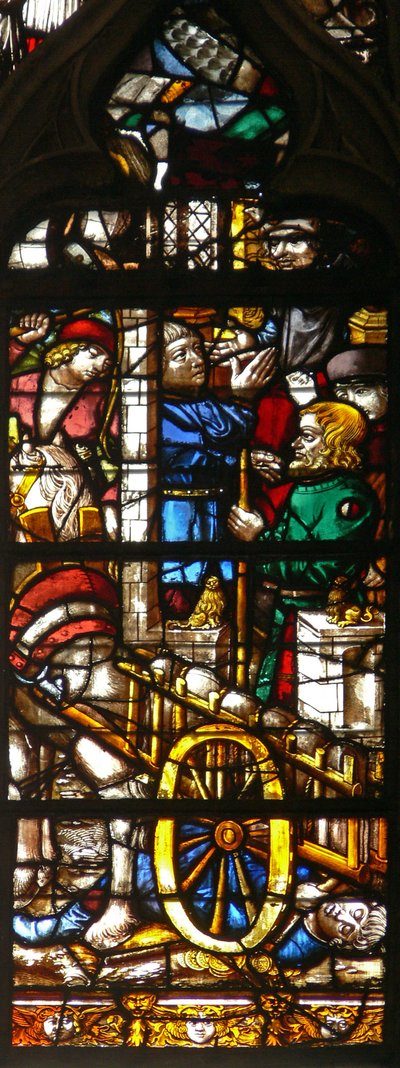 Fenster w126, Szene aus dem Leben des St. Nikolaus von French School