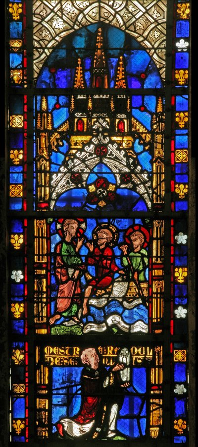 Fenster w14 mit der Berufung des St. Petrus von French School