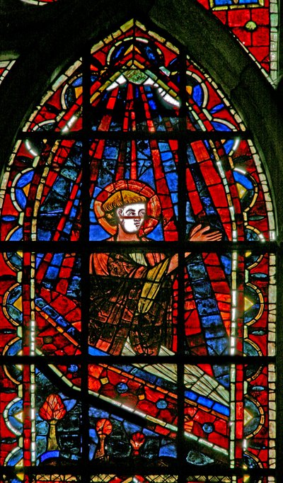 Fenster w202, den Tod des heiligen Johannes darstellend von French School