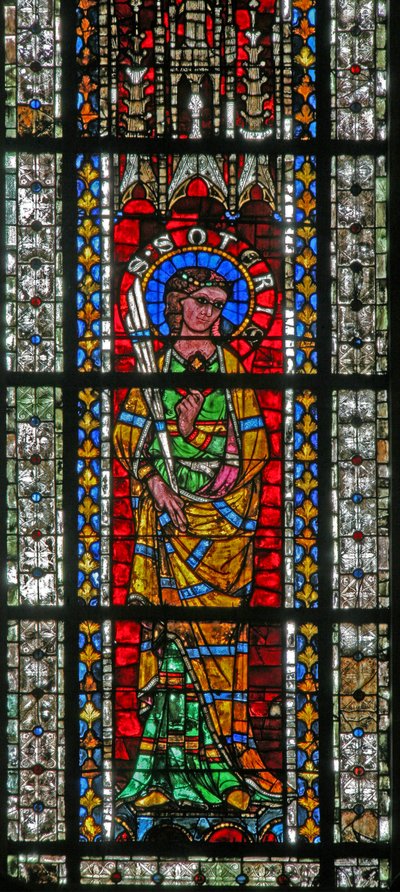 Fenster w206 mit St. Sotere von French School