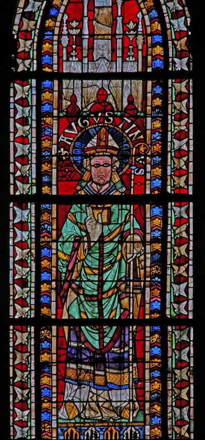Fenster w207 mit St. Augustinus von French School