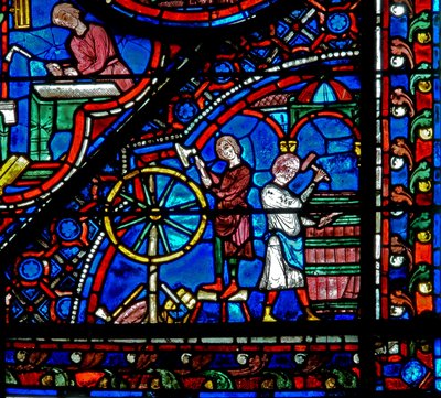 Fenster w21 mit Stiftern - Wagenbauer von French School
