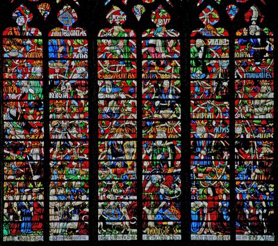 Fenster w230 zeigt den Jessebaum von French School