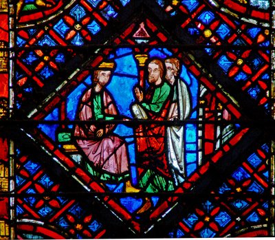 Moses und Aaron vor dem Pharao von French School