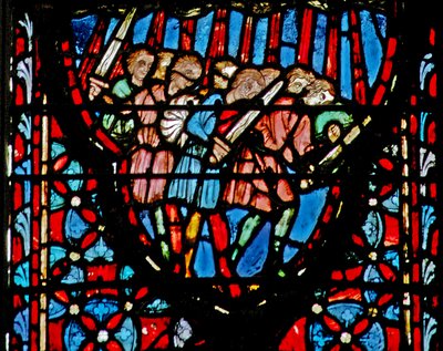 Amoriter begegnen Hagel. Josua X 11 von French School