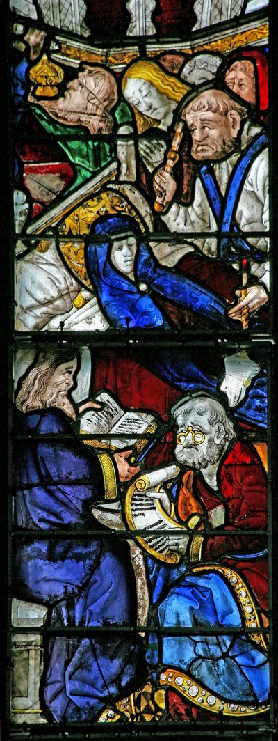 Fenster w4, Tod der Jungfrau Maria von French School