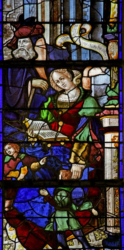 Fenster w6, Maria Jakobe und ihre Familie von French School