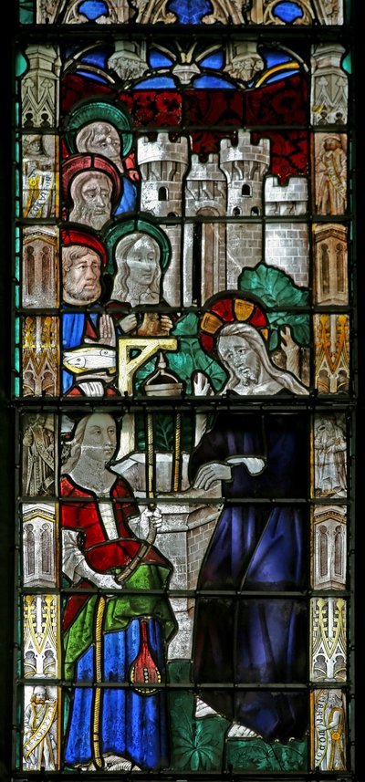Fenster w7, Christus und die Samariterin von French School
