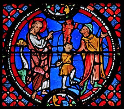 St. Andreas treibt einen Dämon aus von French School