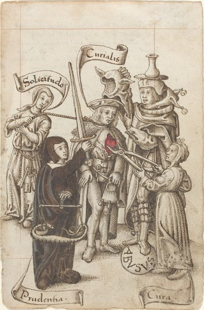 "Iss nicht dein Herz auf" [fol. 22 recto] von French early 16th Century