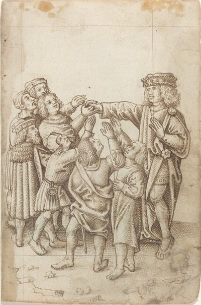 "Gib nicht jedem deine rechte Hand" [fol. 13 recto] von French early 16th Century
