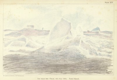 Eis in der Nähe der 