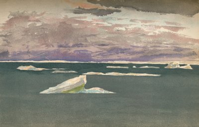 Am Rande des Eises - Aufziehender Sturm, 14. September 1893, 1897 von Fridtjof Nansen