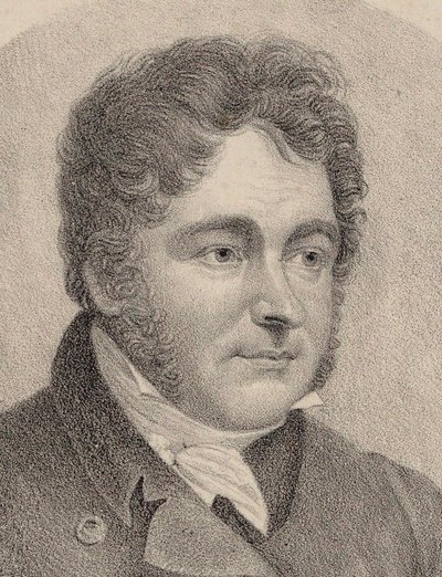 Porträt des Komponisten Johann Bernhard Logier 1777-1846 von Friedrich August Fricke