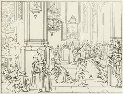 Illustration für Goethes Faust von Friedrich August Moritz Retzsch