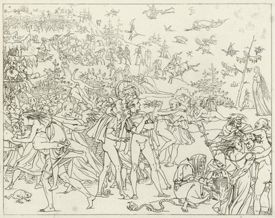 Illustration zu Goethes Faust von Friedrich August Moritz Retzsch