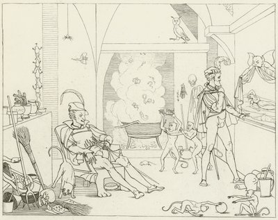 Illustration zu Goethes Faust von Friedrich August Moritz Retzsch