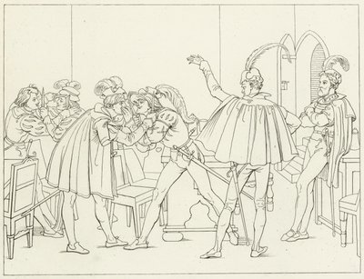Illustration zu Goethes Faust von Friedrich August Moritz Retzsch