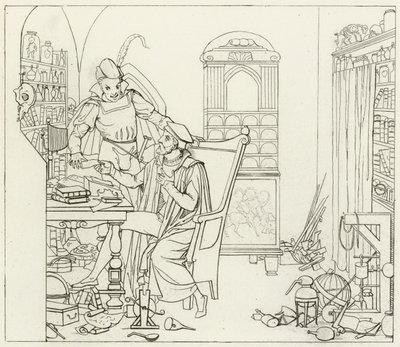 Illustration zu Goethes Faust von Friedrich August Moritz Retzsch
