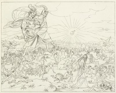 Illustration für Goethes Faust von Friedrich August Moritz Retzsch