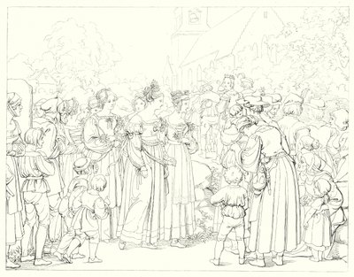 Illustration zu Schillers Lied von der Glocke von Friedrich August Moritz Retzsch