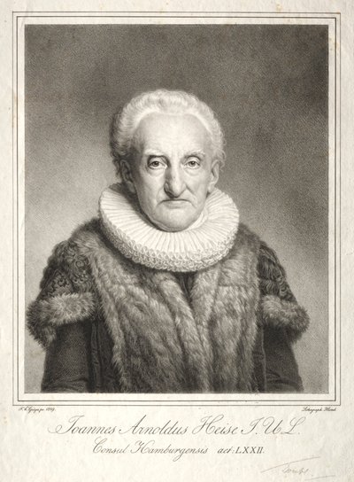Johann Arnold Heise, 1819 von Friedrich Carl Groger
