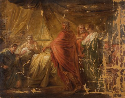 Agamemnon bringt Briseis in das Zelt des Achilles zurück von Friedrich Heinrich Fuger