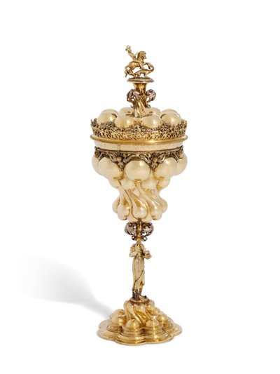 Pokal mit Deckel, Nürnberg, spätes 16. Jahrhundert von Friedrich Hillebrandt