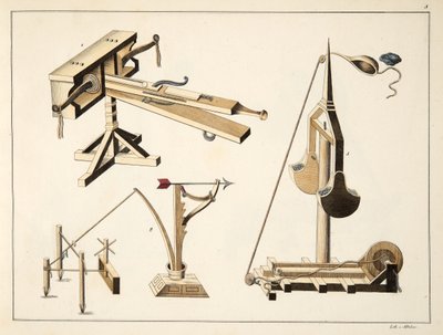 Schleuderwaffen, Tafel aus 