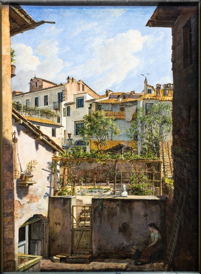 Italienische Hinterhöfe von Friedrich Moosbrugger