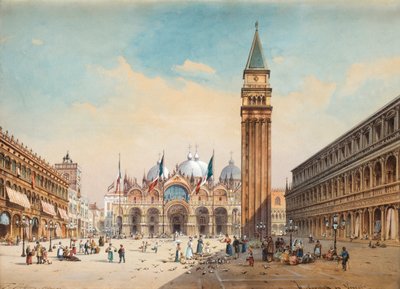 Piazza di San Marco, Venedig von Friedrich Perlberg von Friedrich Perlberg