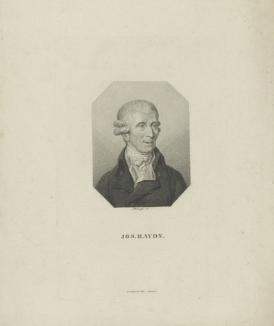 Porträt des Komponisten Joseph Haydn von Friedrich Wilhelm Bollinger
