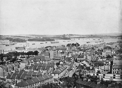 Devonport und der Hamoaze: Vom Säulenblick, um 1896 von Frith and Co