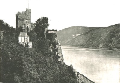 Burg Rheinstein am Rhein, Deutschland, 1895 von Frith and Co
