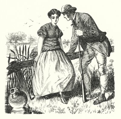 Primelzeit und Schneezzeit (Gravur) von Fritz Eltze