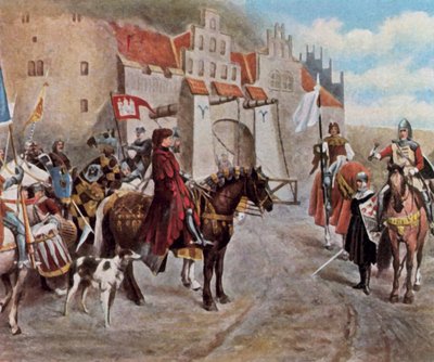 Übergabe der Festung Bergedorf von Fritz Grotemeyer