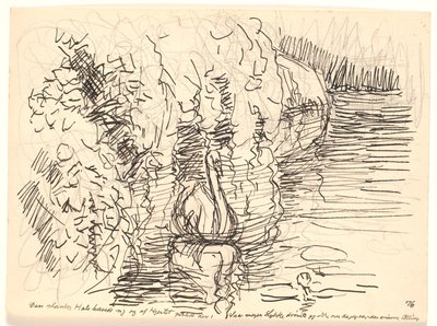 Der schlanke Hals hob sich... von Fritz Syberg