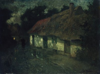 Französischer Bauernhof, ca. 1895 von Fritz Thaulow