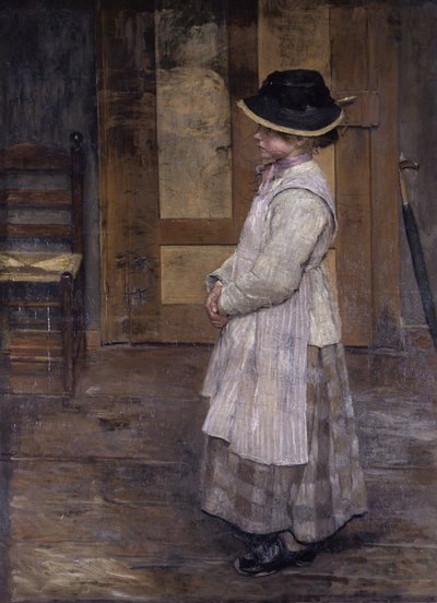 Im Vorzimmer (An der Tür) von Fritz von Uhde