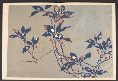 Shasei sôka môyô, Muster von Pflanzen und Blumen aus dem Leben von Furuya Korin