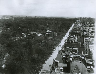 Fifth Avenue, Blick nach Norden vom Dach des Metropolitan Club in der 61st Street, New York City, ca. 1904 von G.P. Hall und Sohn