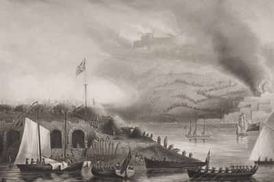 Der Sturm auf San Sebastian, 31. August 1813, Illustration aus 